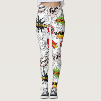 Retro-Comic-Book-Pop-Art-Leggings Leggings
