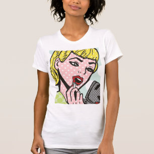 Retro Comic Book Süsse T - Shirt