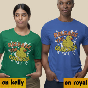 Retro Comic Buch Gummi Duck Funny Phrase Pub T-Shirt