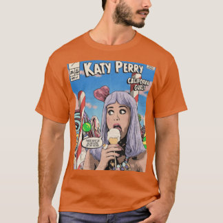 Retro Comic Cover Katy Perry Music Artwork caesium T-Shirt