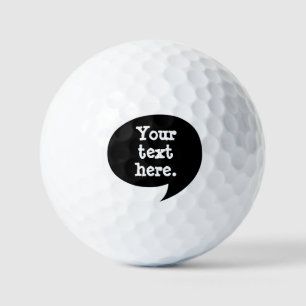 Retro-Comic-Dialog-Raster-Golfbälle Golfball