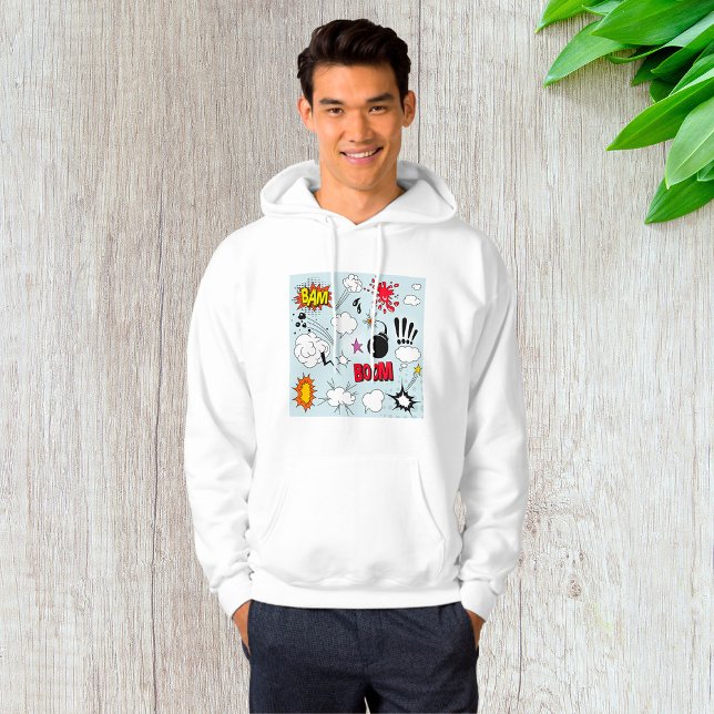 Retro Comic Explosion Pop Art Hoodie (Von Creator hochgeladen)