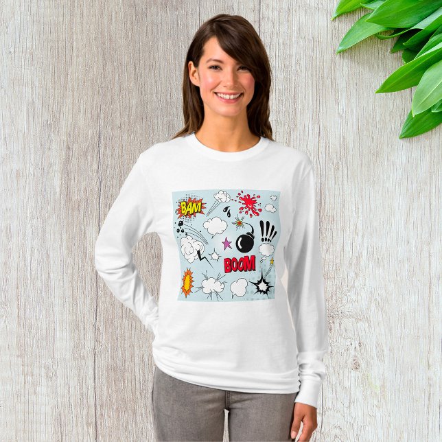 Retro Comic Explosion Pop Art T-Shirt (Von Creator hochgeladen)