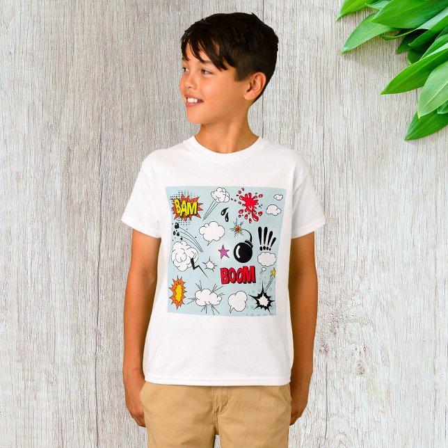 Retro Comic Explosion Pop Art T-Shirt (Von Creator hochgeladen)