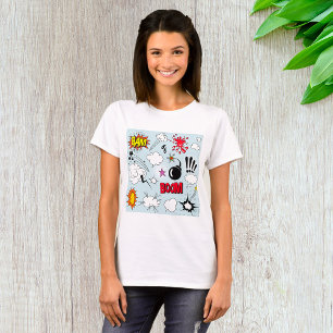 Retro Comic Explosion Pop Art T-Shirt