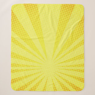 retro-comic-gelber Hintergrund-Raster-Verlauf-Halb Sherpadecke