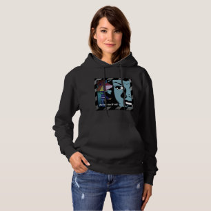 Retro Comic Girl - Wie kannst du sicher sein? Hoodie