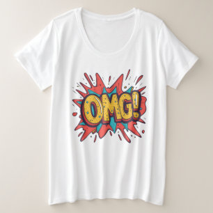 Retro Comic "OMG!" Pop Art Streetwear T-Shirt