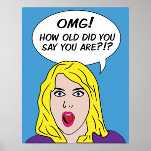 ReTRO-COMIC-Plakat Poster