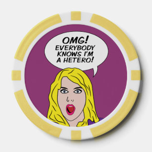 RETRO COMIC Poker Chips