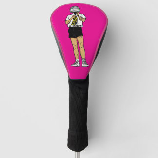 Retro-Comic-Sänger Facettierte Disco-Kugel Kopf Golf Headcover