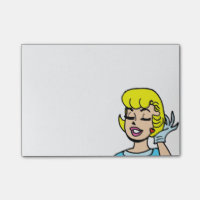 Retro Comic-Streifen-Schönheits-Post-Itanmerkungen