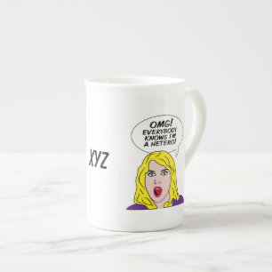 RETRO-COMICEN benutzerdefinierte Tasse