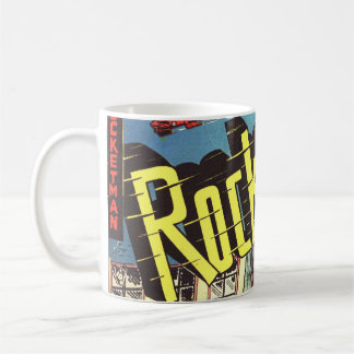 Retro Comicen - Rocketman Tasse
