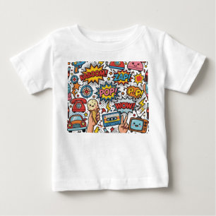 Retro-Comics-Design Baby T-shirt