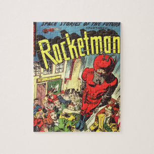 Retro-Comics - Rocketman Puzzle