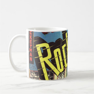 Retro-Comics - Rocketman Tasse