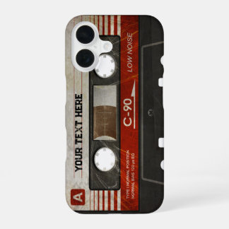 Retro-Compact-Audiokassette | DJ Best Gifts iPhone 16 Hülle