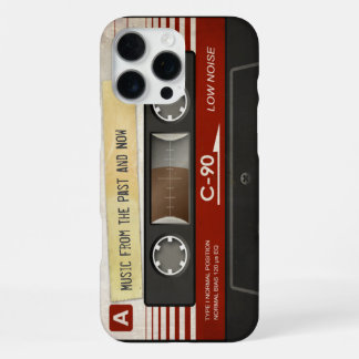 Retro-Compact-Audiokassette | DJ Best Gifts iPhone 16 Pro Max Hülle