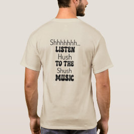 Retro Concert Rose STFU Black Text T - Shirt