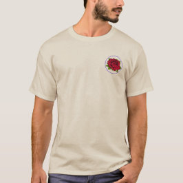 Retro Concert Rose STFU Black Text T - Shirt