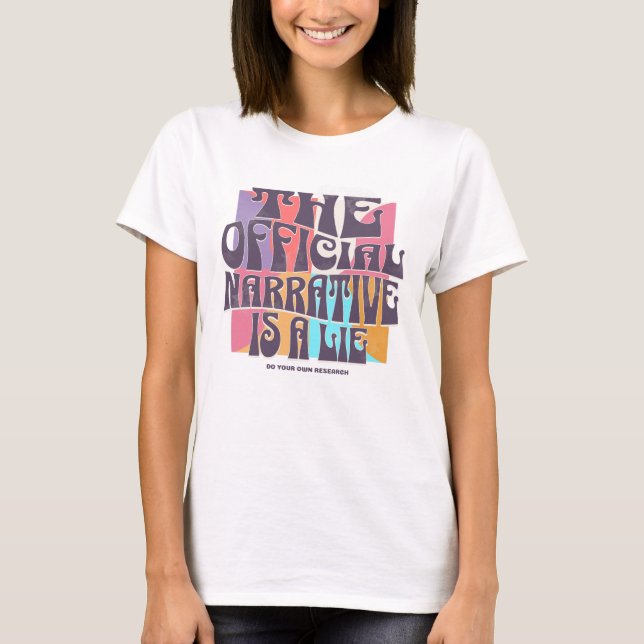Retro Conspiracy Theory T-Shirt (Vorderseite)