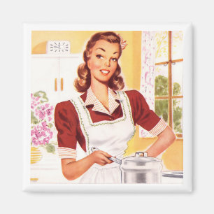 Retro Cook der 50er Jahre Magnet