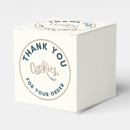 Retro Cookies dankt für Ihre Bestellung Geschenkschachtel