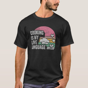 Retro Cooking ist meine Liebe Küche Kochen T-Shirt