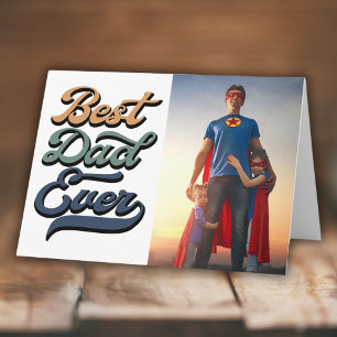 Retro Cool Bester Vater Aller Zeiten Vaters Dad Fo Karte