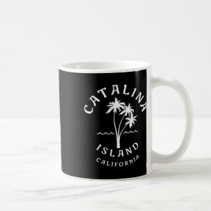Retro Cool Catalina Island Palme Mens Womens C Kaffeetasse