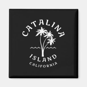 Retro Cool Catalina Island Palme Mens Womens C Magnet