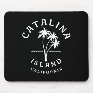Retro Cool Catalina Island Palme Mens Womens C Mousepad