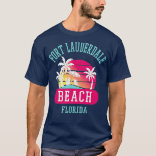 Retro Cool Ft Lauderdale Mens Womens FL Beaches T-Shirt