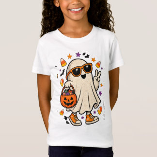 Retro Cool Geist mit Sonnenbrille Streich T-Shirt