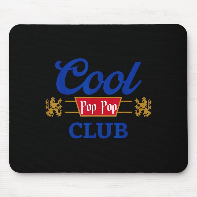 Retro Cool P P Club Family Matching Father's Day F Mousepad (Vorne)