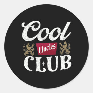 Retro Cool Uncles Club MASI - The Restaurant Risto Runder Aufkleber