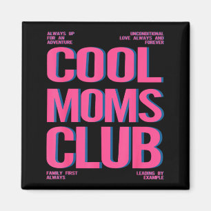 Retro coole Mütter Club frohen Muttertag Mama Mutt Magnet