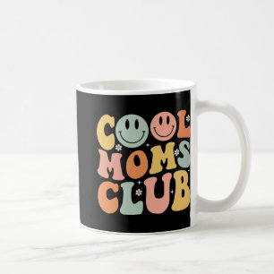 Retro Coole Mütter Club Mama Lächeln Glückliches G Kaffeetasse