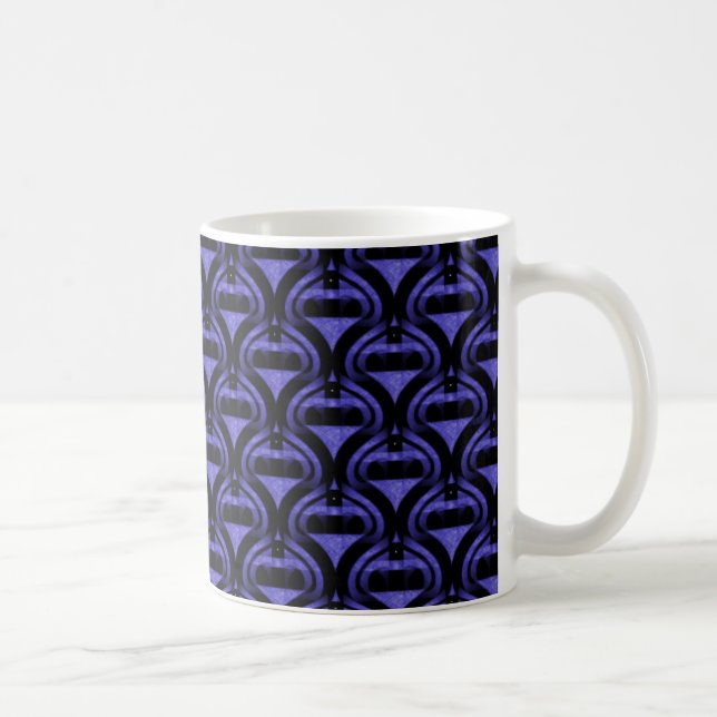 Retro Coole Tasse, Royal Blue Tasse (Rechts)