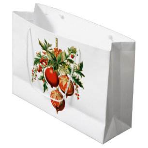 Retro Coole Weihnachtsbaumdekorationen Große Geschenktüte