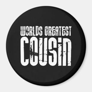 Retro Coolen Cousin: Der größte Cousin der Welt Magnet