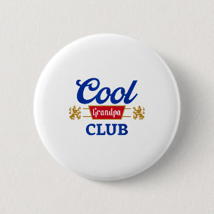 Retro Cooler Opa Club Familien-Matching Vatertag D Button