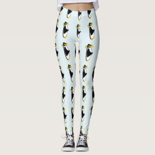 Retro Cooles Penguin Cartoon Design Mitte des Jahr Leggings