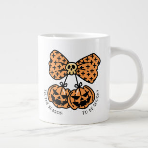 Retro Coquette Pumpkins Spooky Jahreszeit Jumbo-Tasse