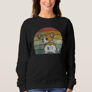Retro Corgi Hintern Nichts außer Corgi Shirt Dog L