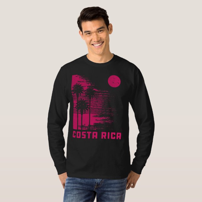 Retro Costa Rica Beach Surfwelle Vintag T-Shirt