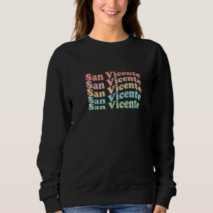 Retro Costa Rica Hippie-Stadt 70er Jahre - Retro S Sweatshirt