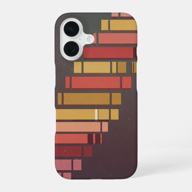 Retro-Countdown-Balken iPhone 16 Hülle (Rückseite)