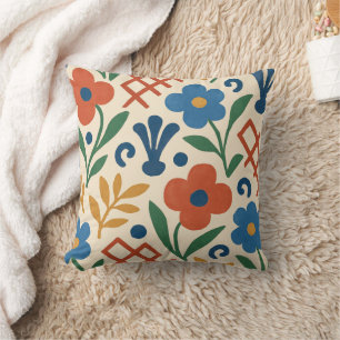 Retro Country Floral Trellis Muster Kissen